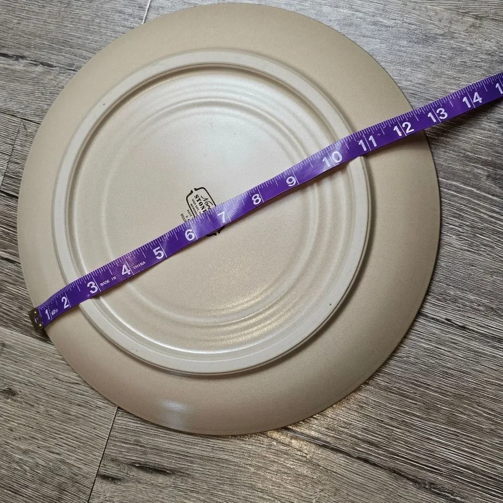 NORITAKE BOULDER RIDGE Platter Large Dinner Plate 12.5 inches